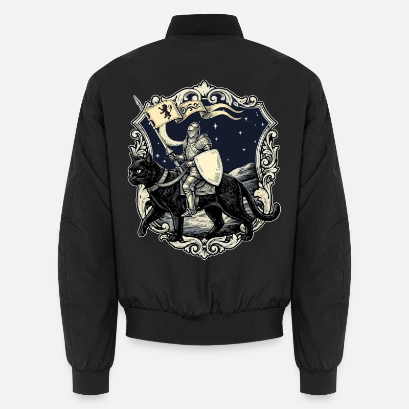 Renaissance du Chevalier Médiéval Chat de la Foire Rénaisque Bomber unisexe