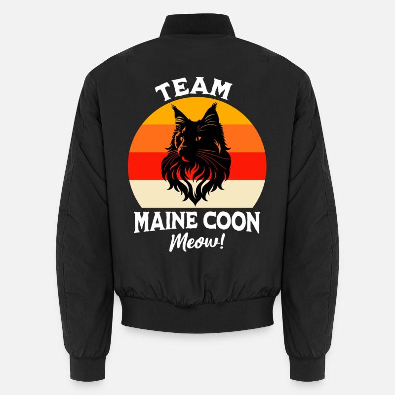 Team Maine Coon Unisex Bomber Jacket