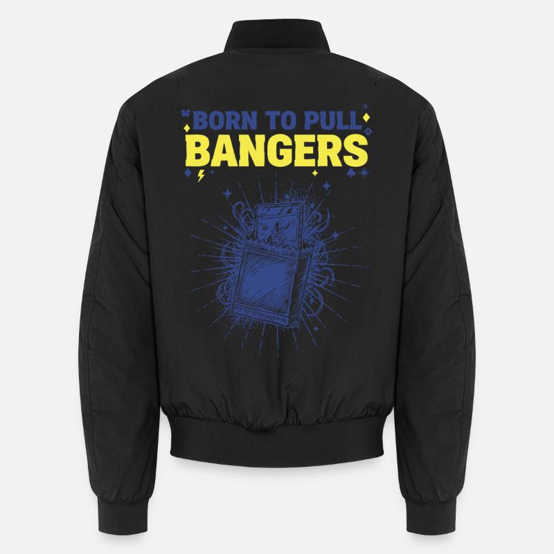 Born To Pull Bangers Trading Card Booster Pack Unisex Bomber Jacket