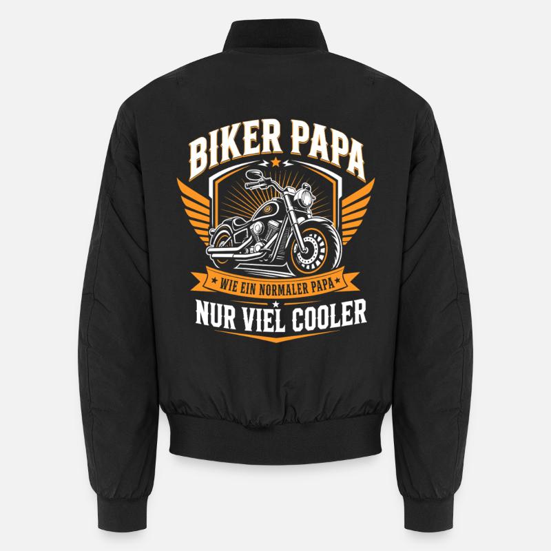 Biker Papa – Mehr Als Normal Unisex Bomberjacke