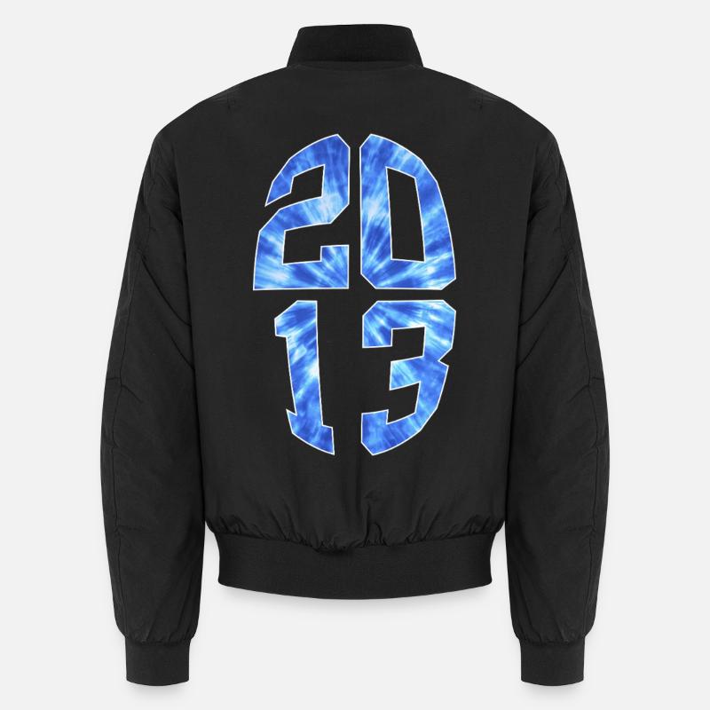 13 ANS 2013 13E ANNIVERSAIRE - Bomber unisexe - noir