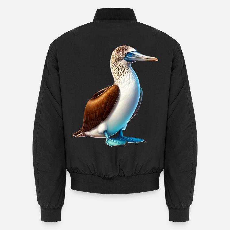 blue-footed booby Unisex Bomber Jacket
