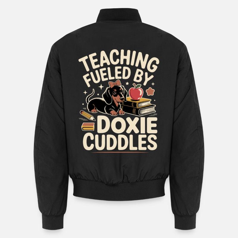 Dachshund Teacher Unisex Bomber Jacket