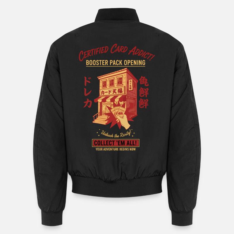 Certified Card Addict Booster Pack Opening Collect Unisex Bomber Jacket