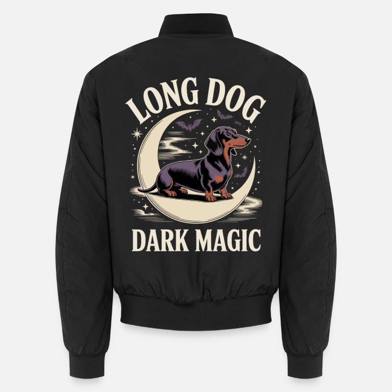 Dark Magic Dackel - Unisex Bomberjacke - Schwarz