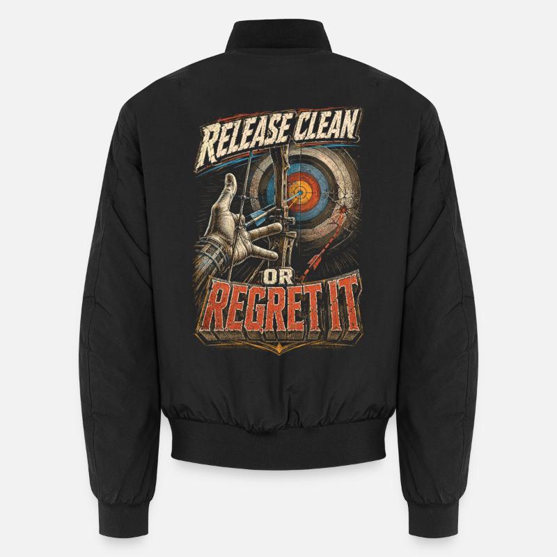 Archery Archer - Unisex Bomber Jacket - black