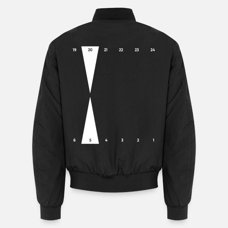 Backgammon | Golden Point - Unisex Bomberjacke - Schwarz