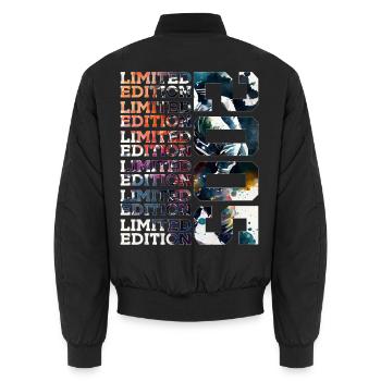 WELTRAUM 21 JAHRE 2005 ASTRONAUT 21. GEBURTSTAG - Unisex Bomberjacke - Schwarz - Hinten - AI Model Male 185 light (185cm)