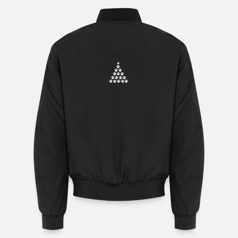 Weihnachtsbaum Pfote Unisex Bomberjacke