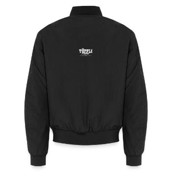 Toeffli - Unisex Bomberjacke - Schwarz - Hinten - AI Model Male 185 light (185cm)