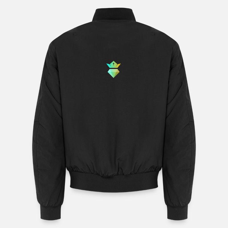 Gradient crown over diamond Unisex Bomber Jacket
