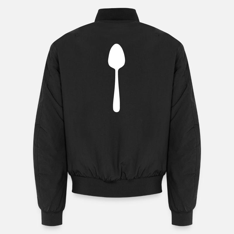Löffel Koch Gastronomie kochen Kellner Geschenk Unisex Bomberjacke