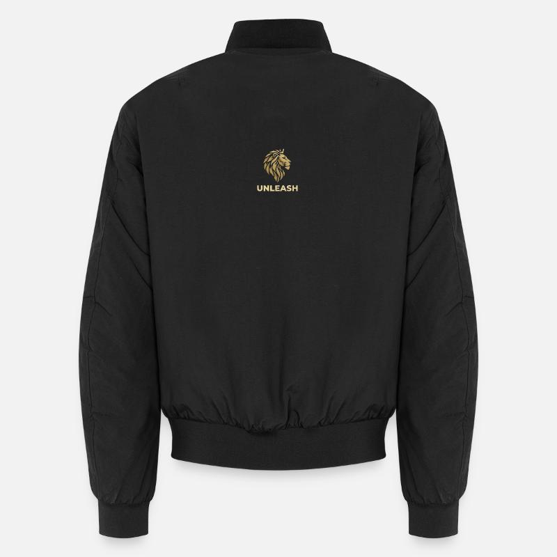 Goldener Löwe Unleash Unisex Bomberjacke