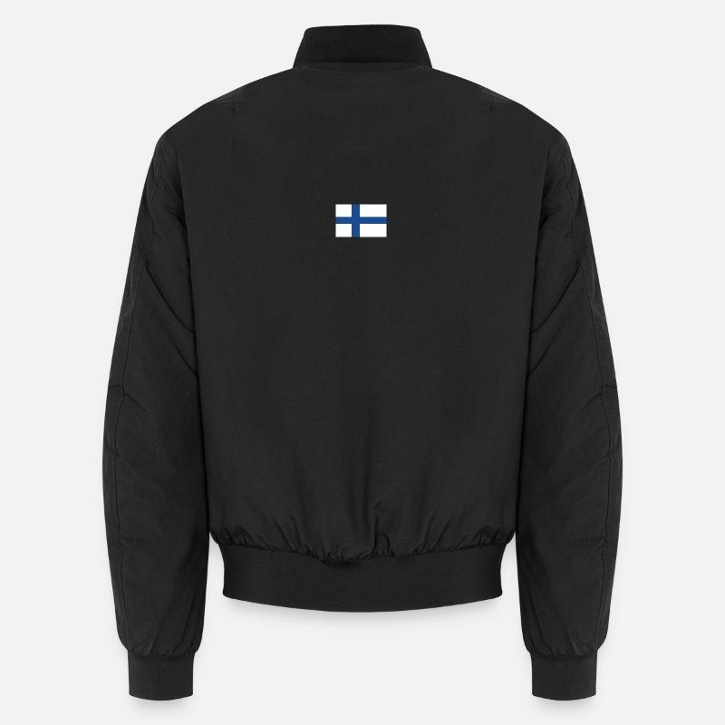 Finnish Flag Unisex Bomber Jacket