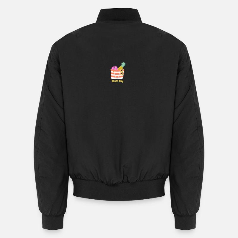Beach Day - Unisex Bomber Jacket - black