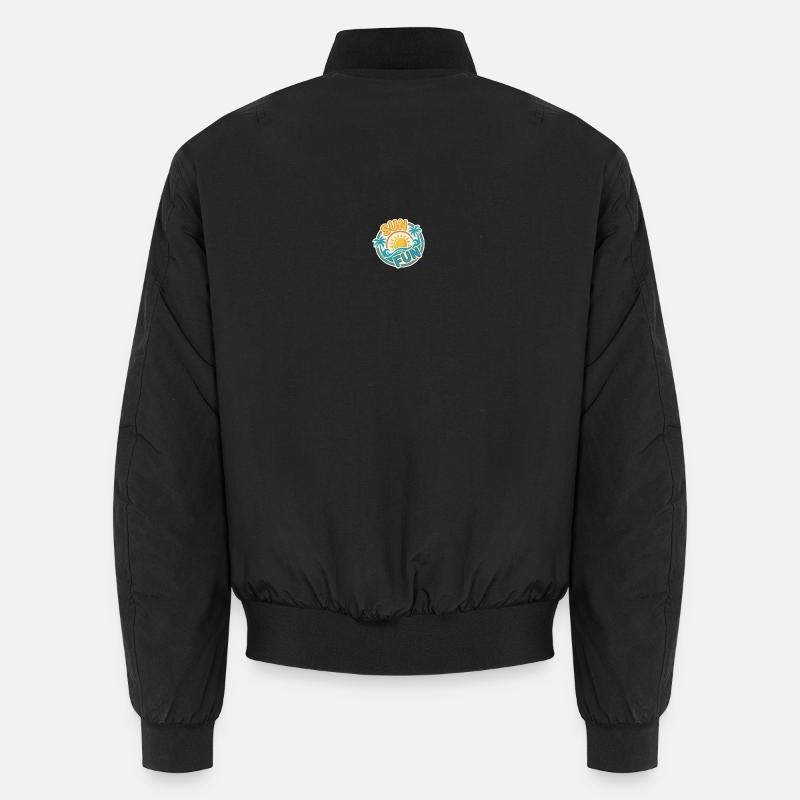 Sun Fun – Tropical Summer Sticker Design Unisex Bomber Jacket