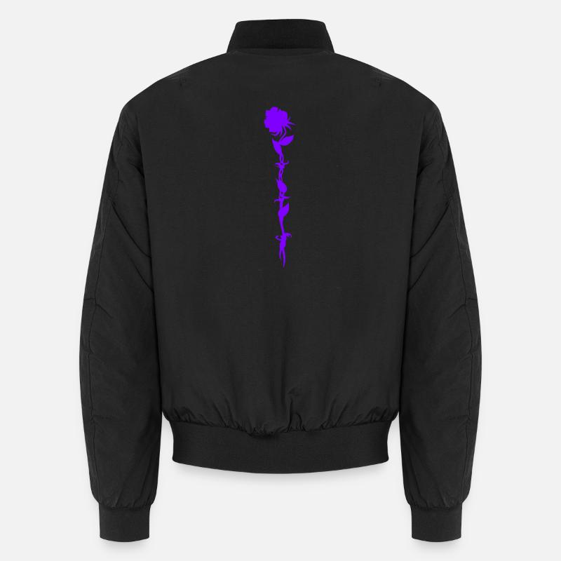 Rose Thorns Tattoo Unisex Bomber Jacket