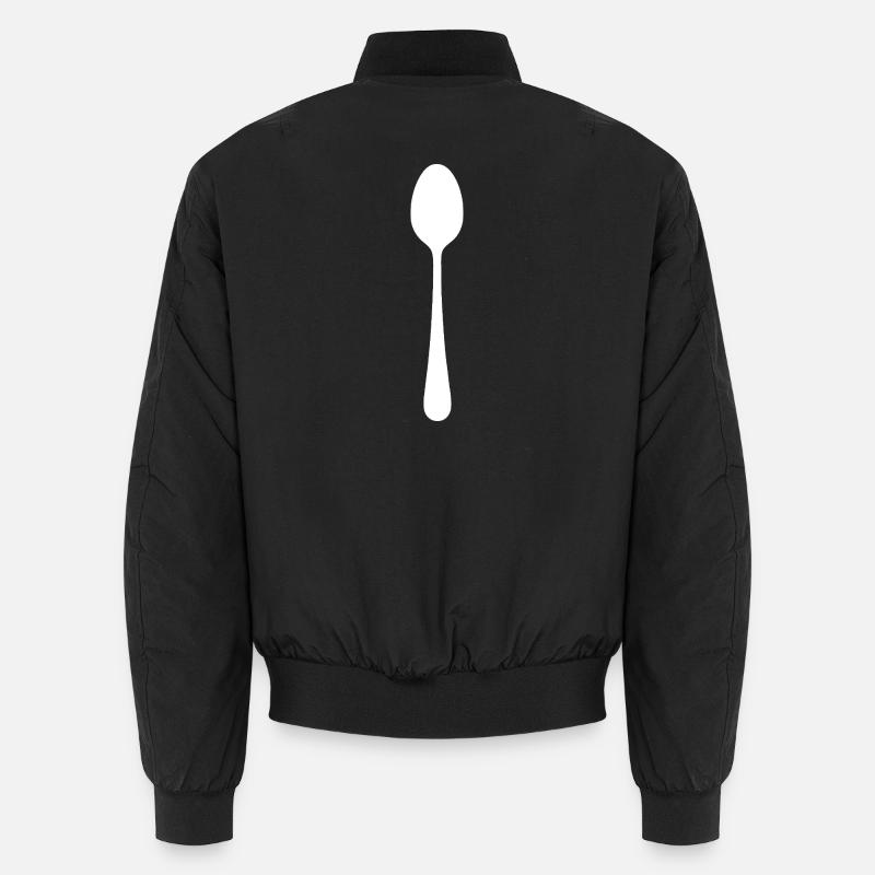 Conception simple de cuillères – minimaliste et moderne Bomber unisexe