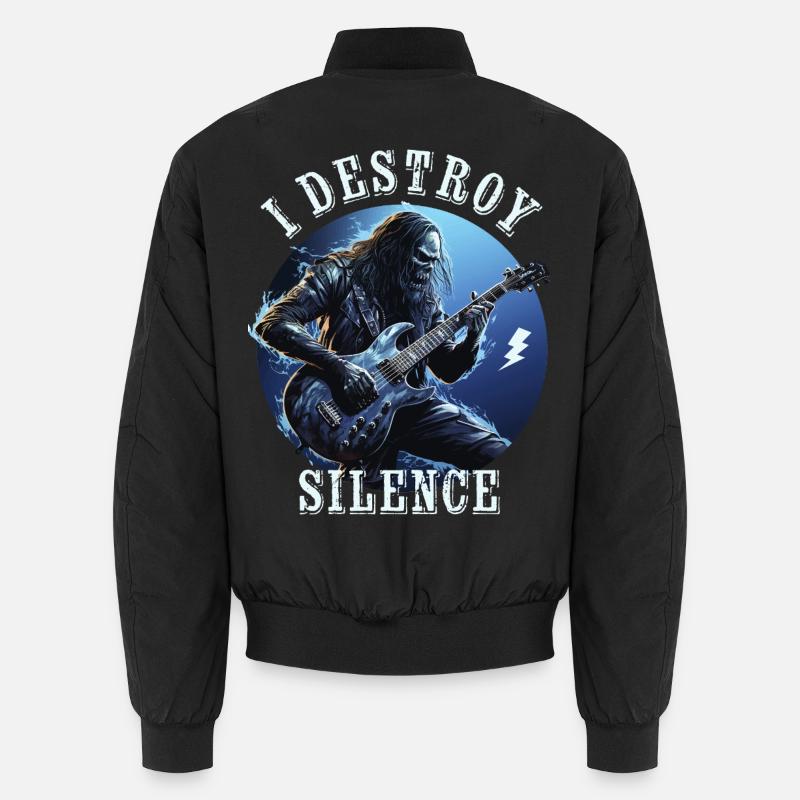 Je détruis le silence Bomber unisexe