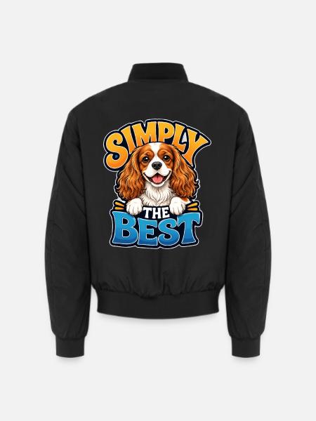 Kavallerier King Charles Spaniel - Unisex Bomberjacke - Schwarz