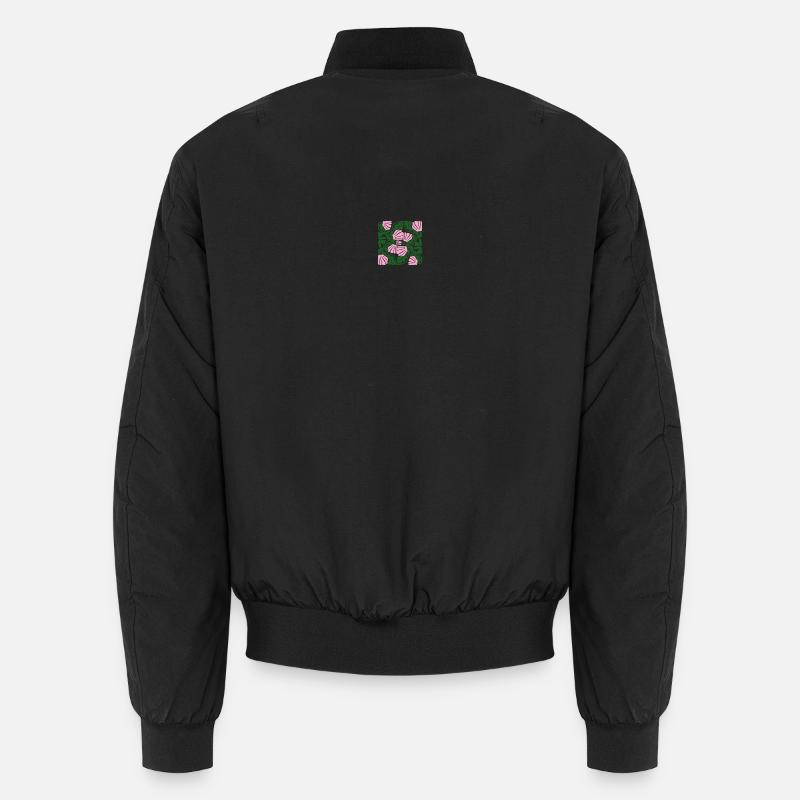Blume - Unisex Bomberjacke - Schwarz