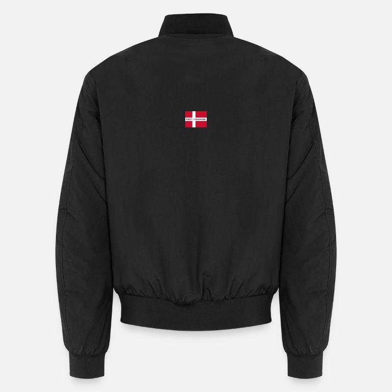 Danish Flag – Born in Denmark Unisex Bomber Jacket