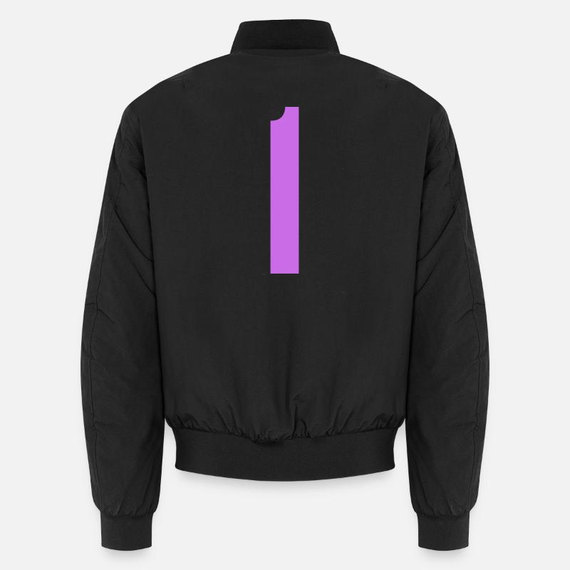 1 - Unisex Bomber Jacket - black