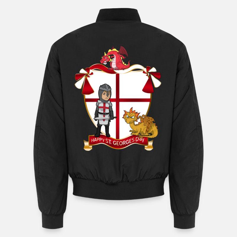 Saint-Georges et Dragons - Bomber unisexe - noir