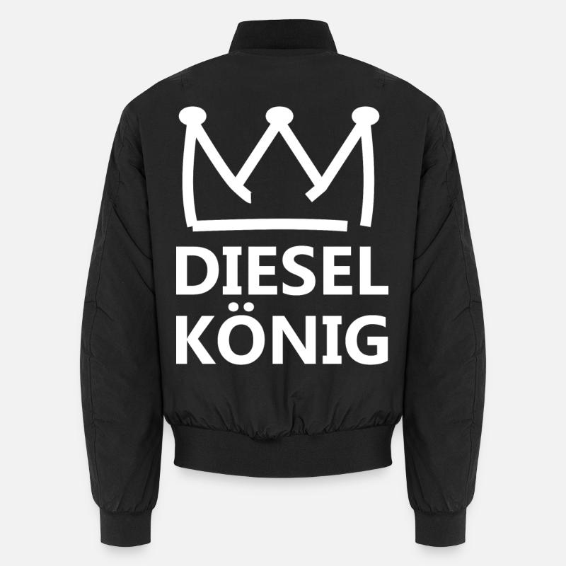 Diesel King - Unisex Bomber Jacket - black