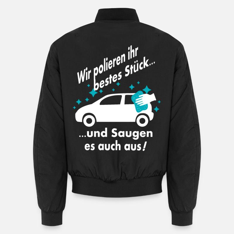 Car Laundry - Unisex Bomber Jacket - black