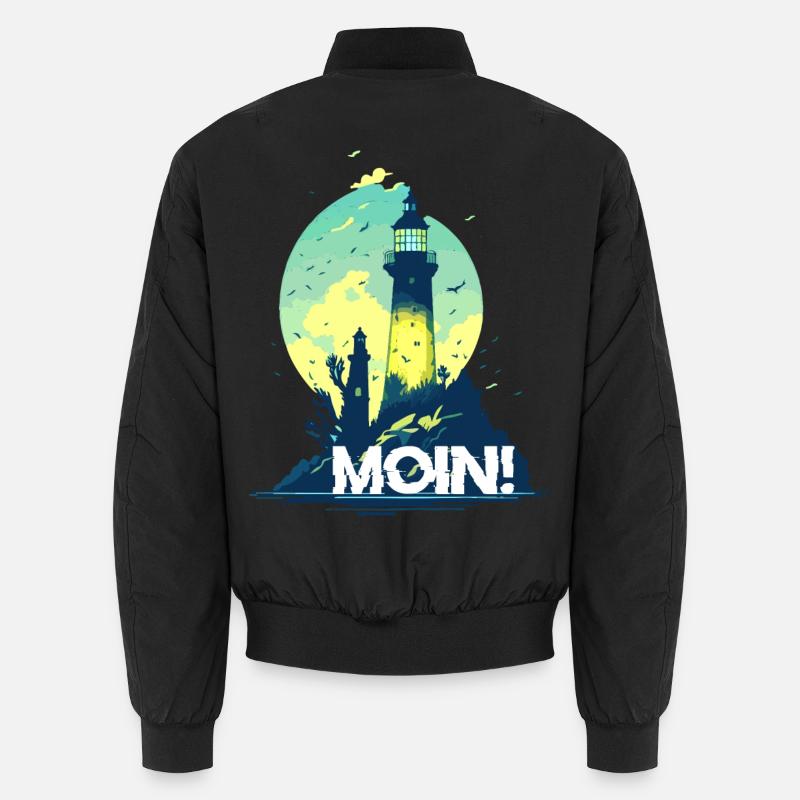 HELLO! - Unisex Bomber Jacket - black