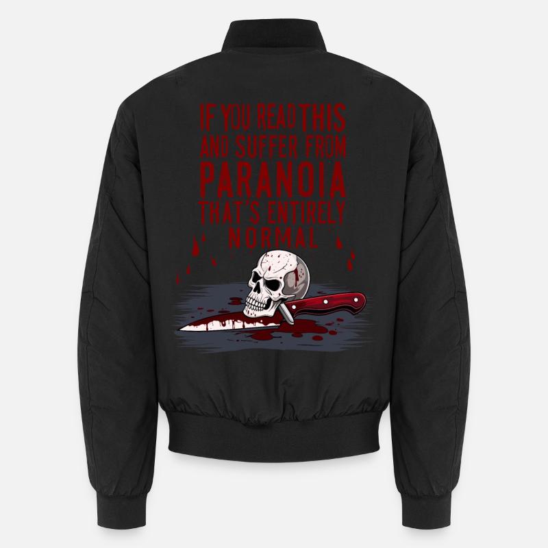Normale Paranoia Unisex Bomberjacke