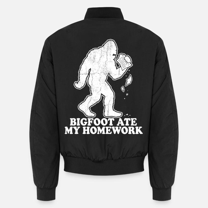 Bigfoot a mangé mes devoirs : École de mèmes Bomber unisexe