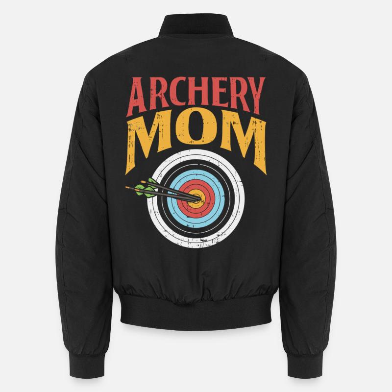 Archery Mom – Cool Archery Mom - Unisex Bomber Jacket - black