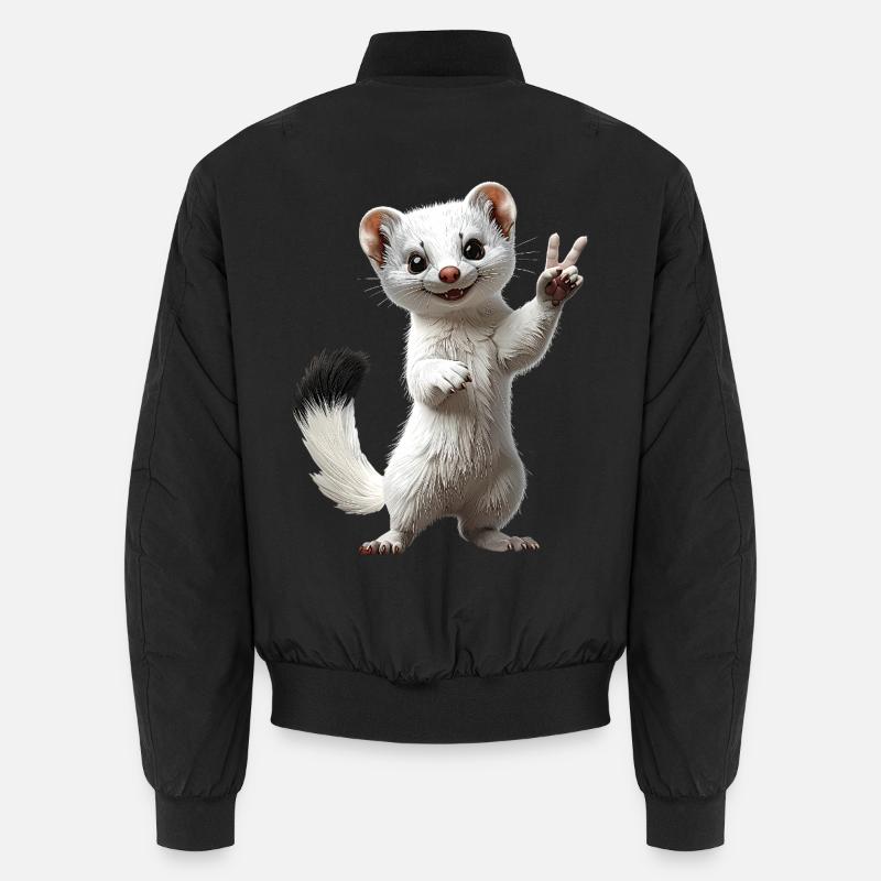 ermine Unisex Bomber Jacket