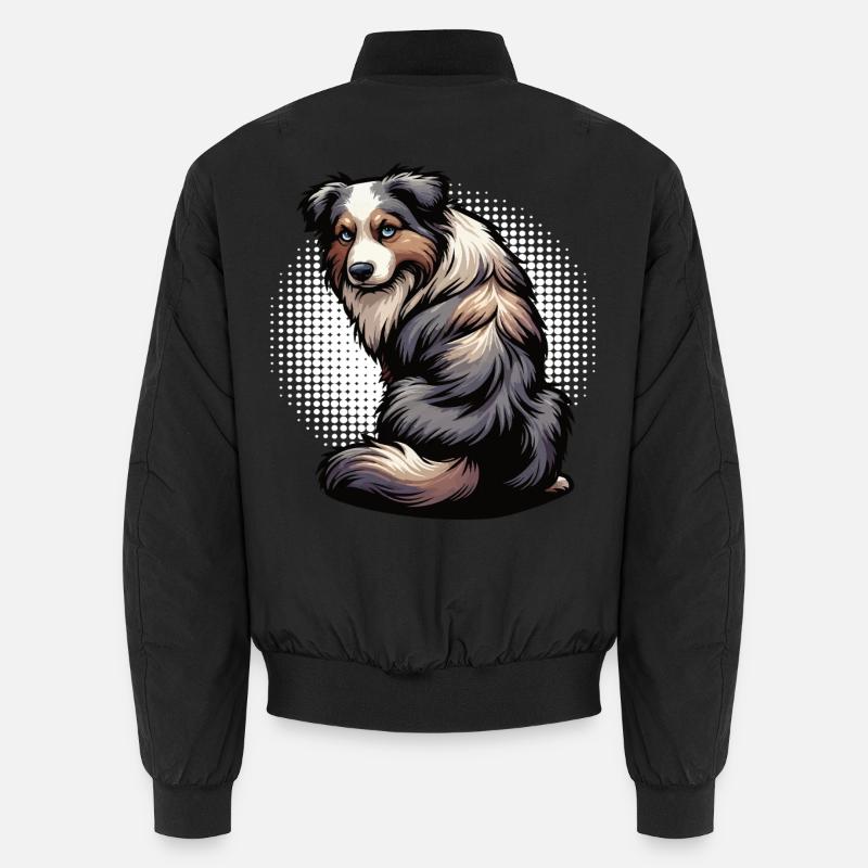 Australian Shepherd Aussie Aussiebesitzer Aussies Unisex Bomberjacke