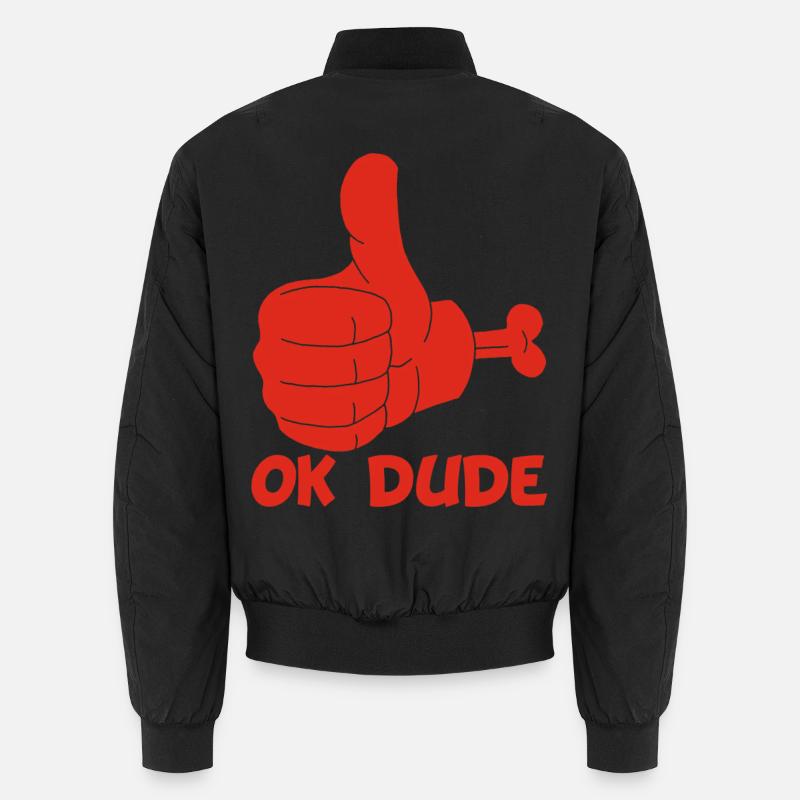 Ok mec ! (rouge) Bomber unisexe