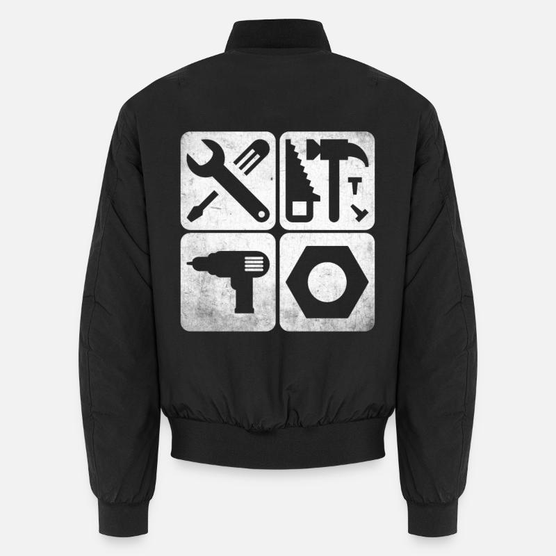 Tooling Tools - Unisex Bomber Jacket - black