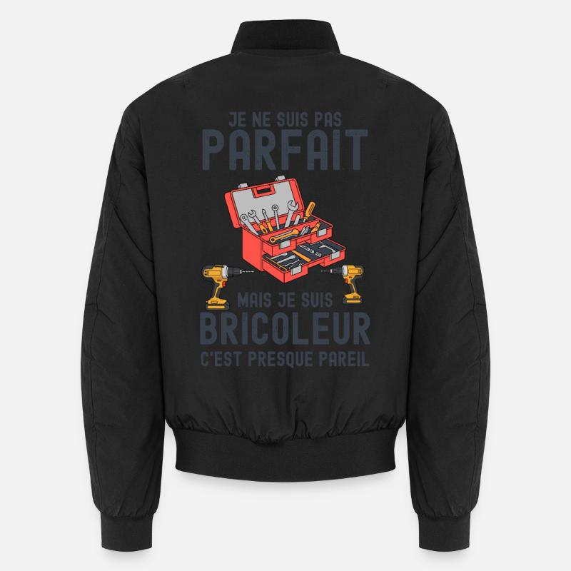Handwerker nicht perfekt, aber fast Unisex Bomberjacke