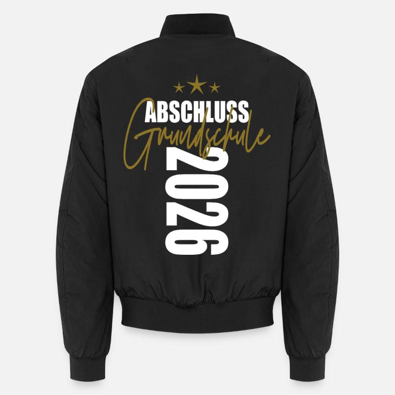 Abschluss_Grundschule_2026 - Unisex Bomberjacke - Schwarz