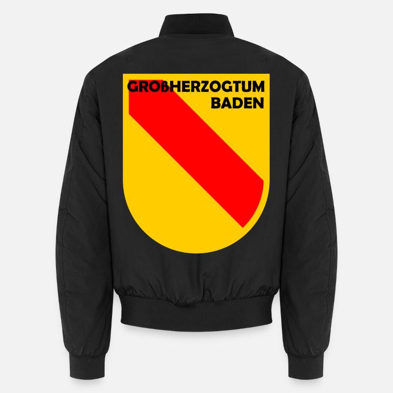 Heraldik Schild Baden Emblem Unisex Bomberjacke