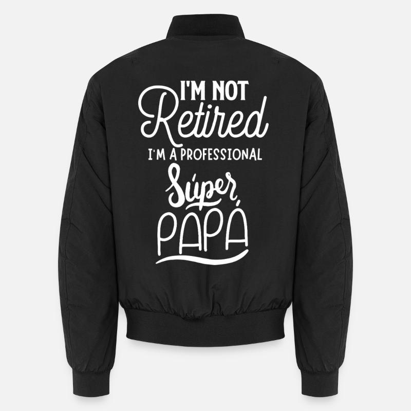 Super Dad Pro - Unisex Bomber Jacket - black