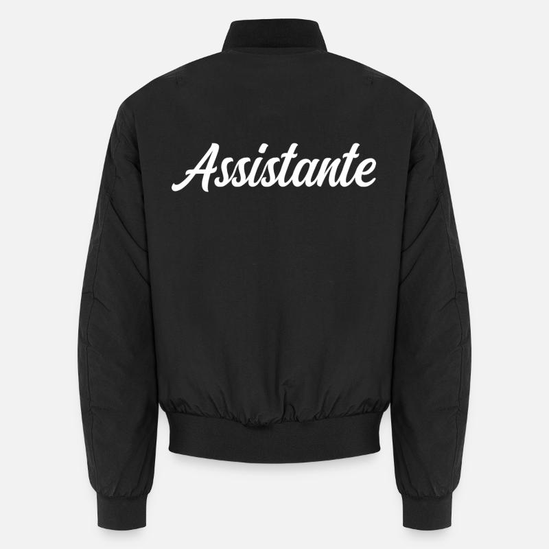 Assistante - Bomber unisexe - noir