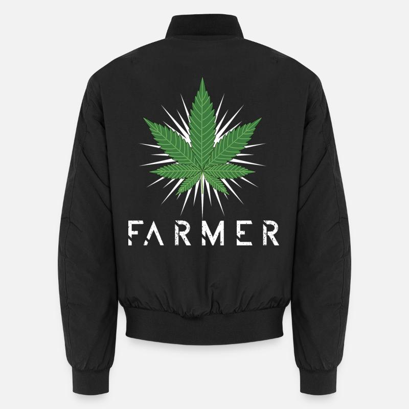 Chanvre Farmer - Bomber unisexe - noir