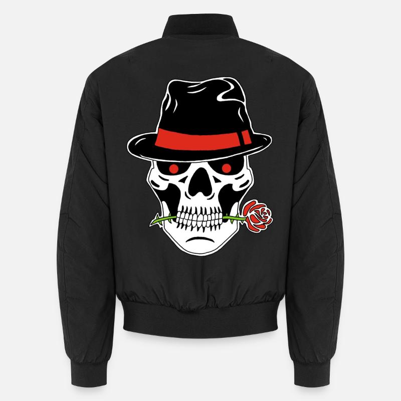 Gangsterschädel Unisex Bomberjacke