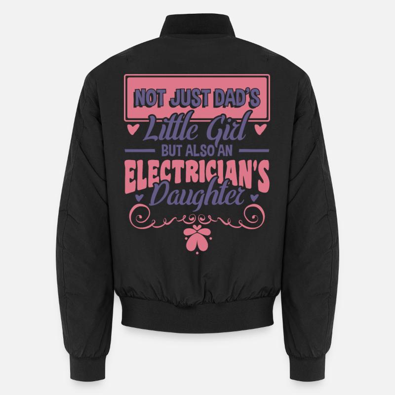Elektriker Mädchen Unisex Bomberjacke