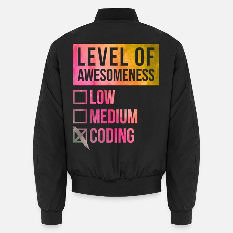 Codierung - Unisex Bomberjacke - Schwarz