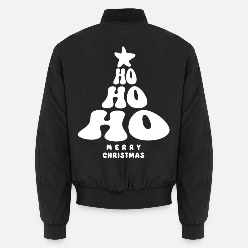 Joyeux Noël - Ho ho ho - Sapin de Noël Bomber unisexe