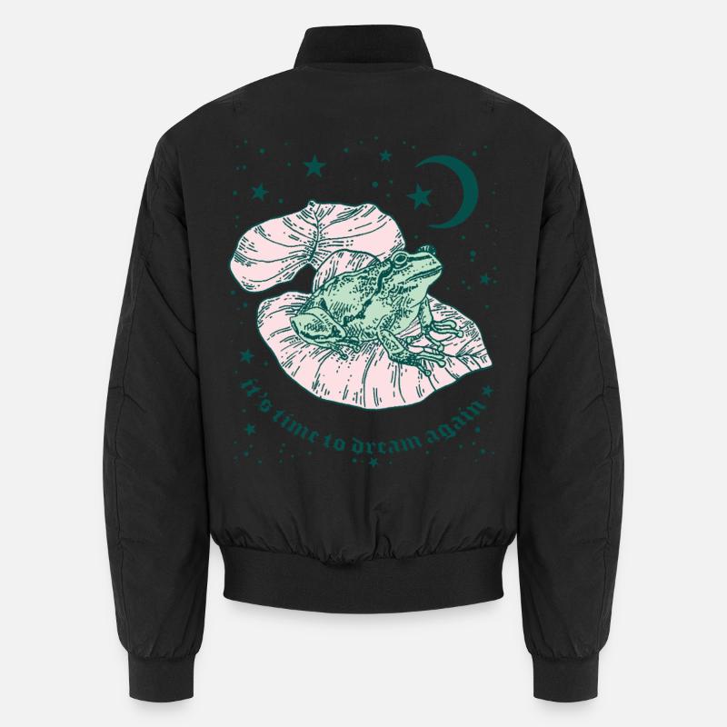 IT'S TIME TO DREAM AGAIN - Unisex Bomber Jacket - black