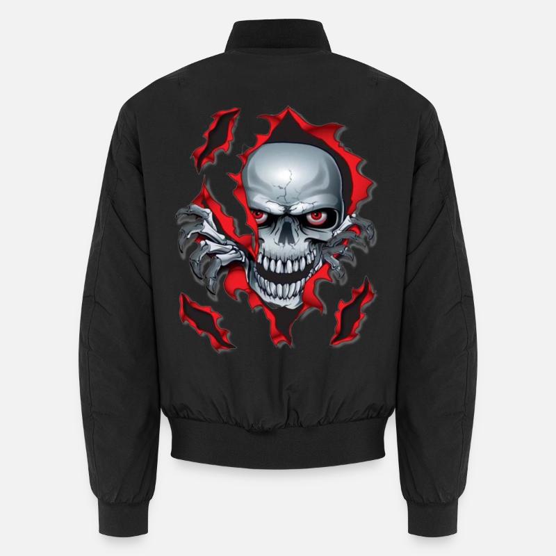 Skull Bomber unisexe